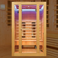 VitalVault Superior 4-Person Infrared Sauna with Digital Control Panel
